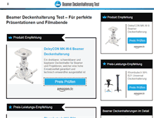 Tablet Screenshot of beamerdeckenhalterung.com